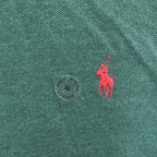 POLO RALPH LAUREN Classic Fit Green Cotton Polo Shirt Size XL Pony Embroidery