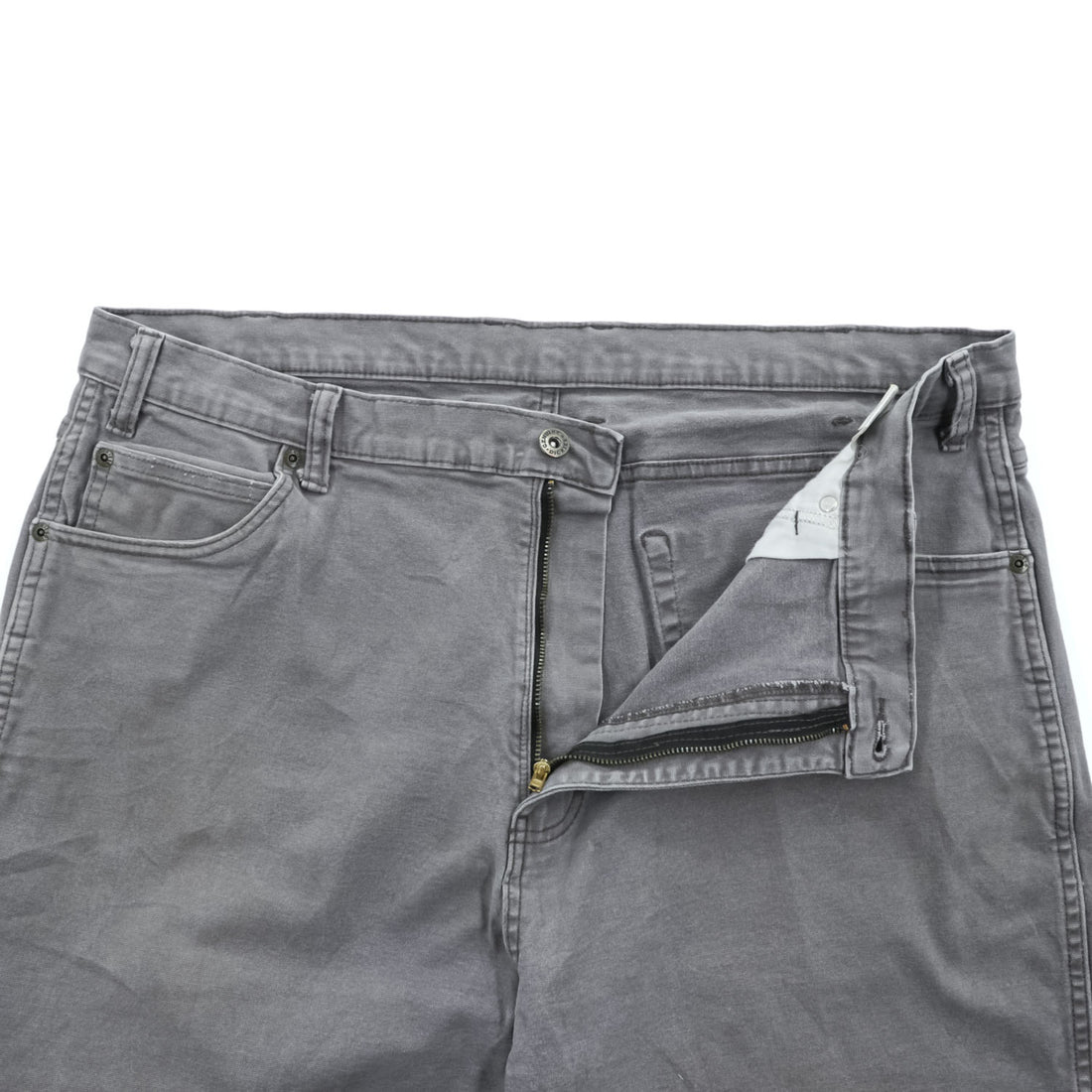 Dickies ダック地 ワークショーツ ショートパンツ ハーフパンツ XL グレー キャンバス ストレッチ ビッグサイズ GR941RVG