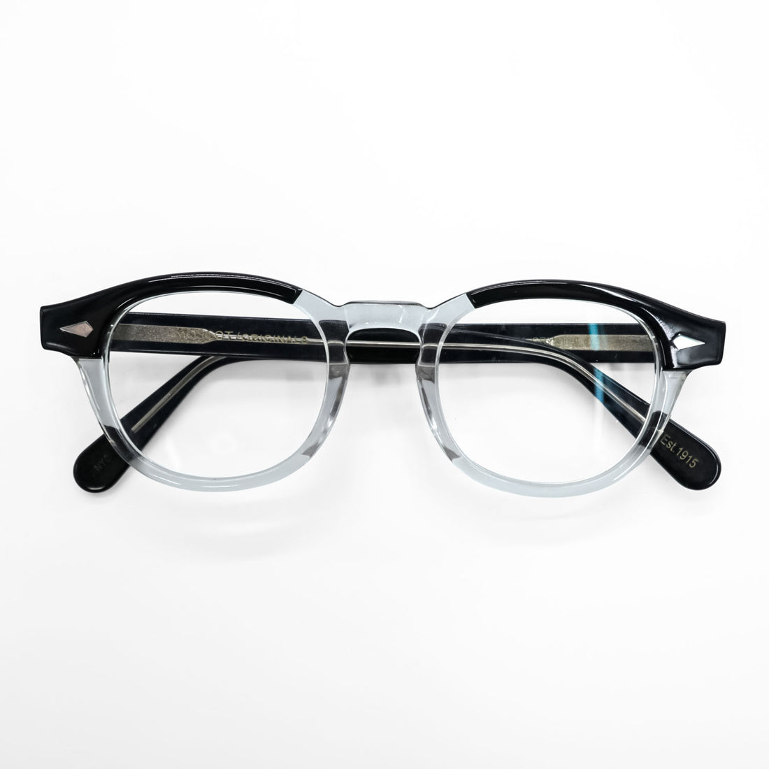 MOSCOT ORIGINALS メガネ ブラック クリア コンビフレーム LEMTOSH 46-24-145