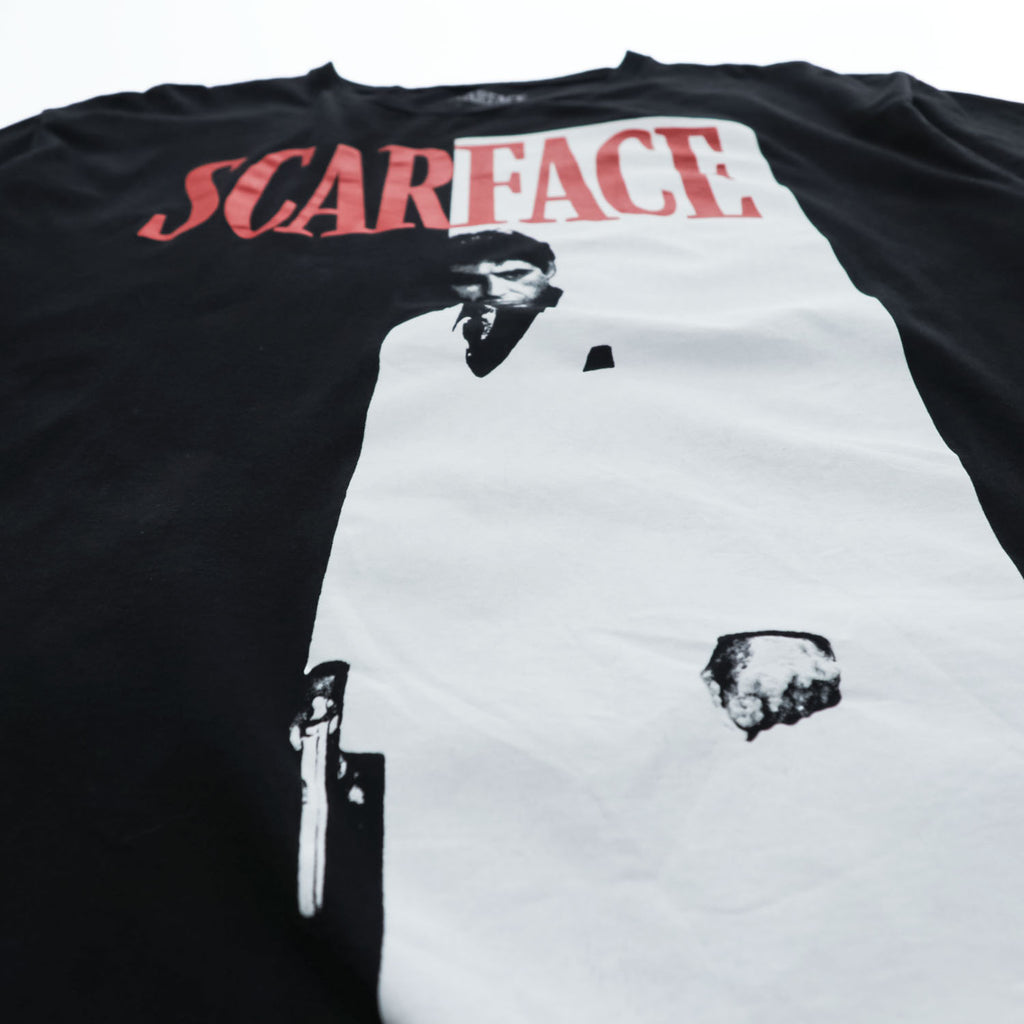 Scarface Movie Graphic T-Shirt Black Short Sleeve Tee Size XL Mad Engine