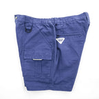 Columbia PFG Men's Cotton Cargo Fishing Shorts Blue Size L XM0118