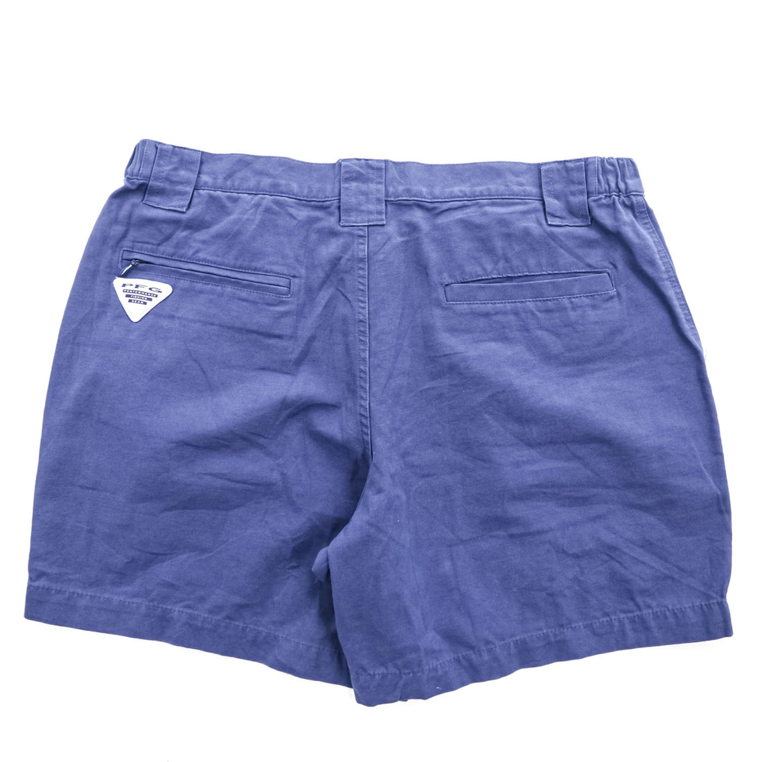 Columbia PFG Men's Cotton Cargo Fishing Shorts Blue Size L XM0118