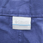 Columbia PFG Men's Cotton Cargo Fishing Shorts Blue Size L XM0118