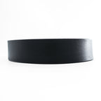 Polo Ralph Lauren Black Leather Belt Silver-Tone D-Shaped Buckle Size 34/85