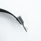 Polo Ralph Lauren Black Leather Belt Silver-Tone D-Shaped Buckle Size 34/85