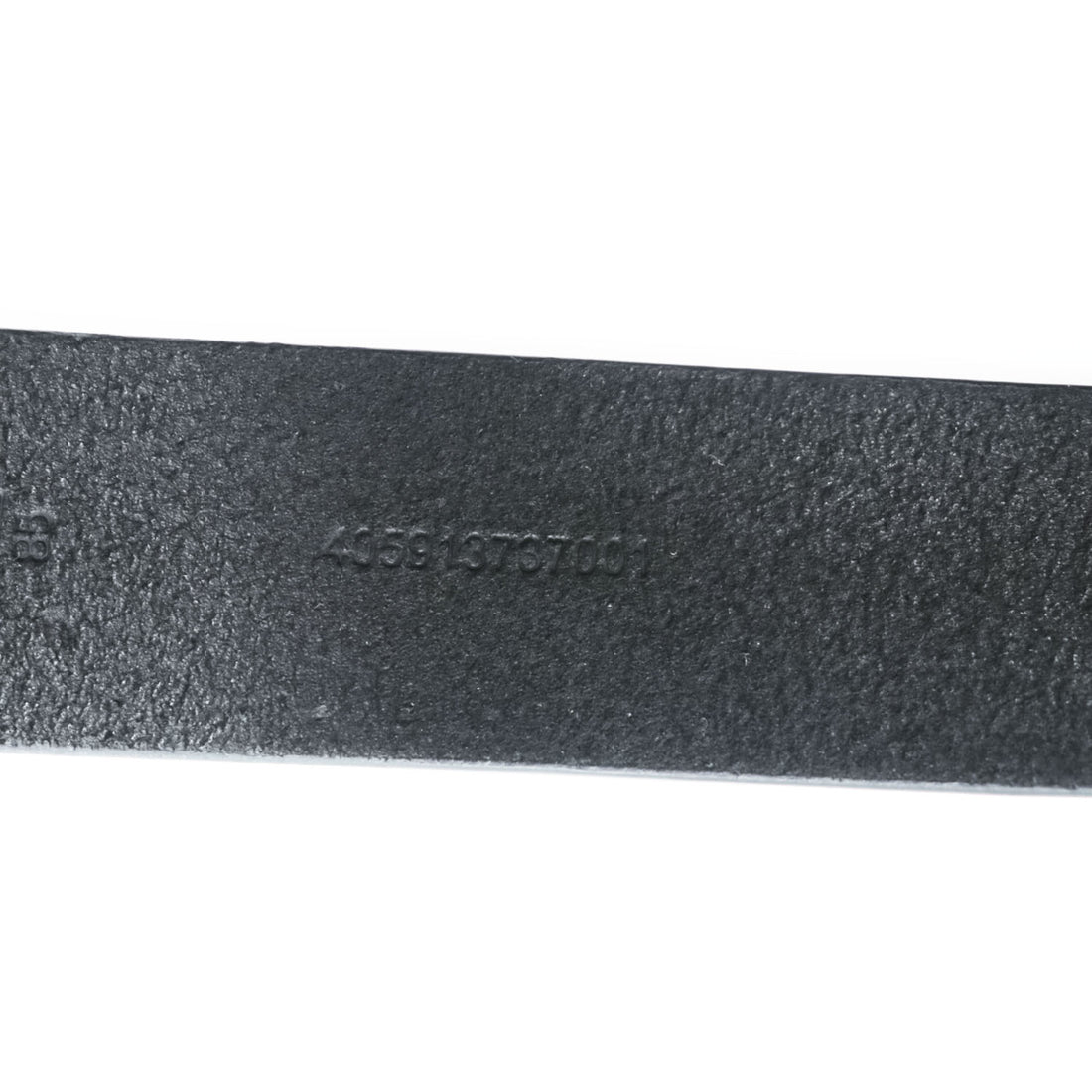 Polo Ralph Lauren Black Leather Belt Silver-Tone D-Shaped Buckle Size 34/85