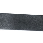Polo Ralph Lauren Black Leather Belt Silver-Tone D-Shaped Buckle Size 34/85