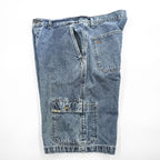 Levi Strauss Signature W34 Acid Wash Denim Cargo Shorts