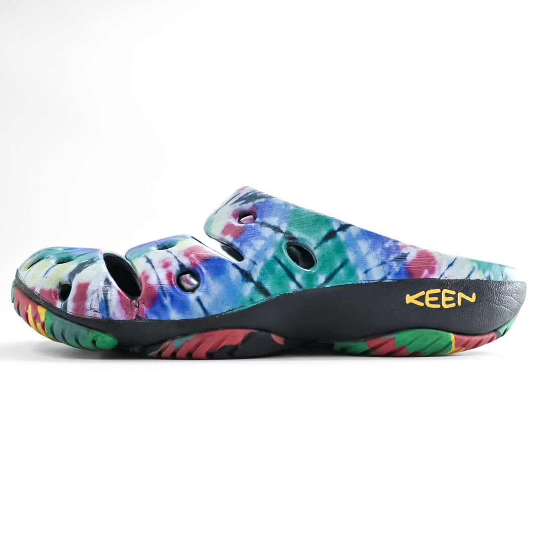 KEEN YOGUI ARTS Clog Sandals US 8 26cm Tie-Dye Multicolor