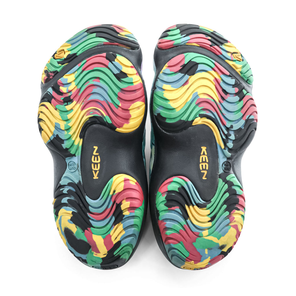 KEEN YOGUI ARTS Clog Sandals US 8 26cm Tie-Dye Multicolor