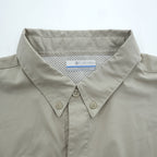 Columbia PFG Tamiami II Men's Beige Short Sleeve Fishing Shirt Size L FM7266