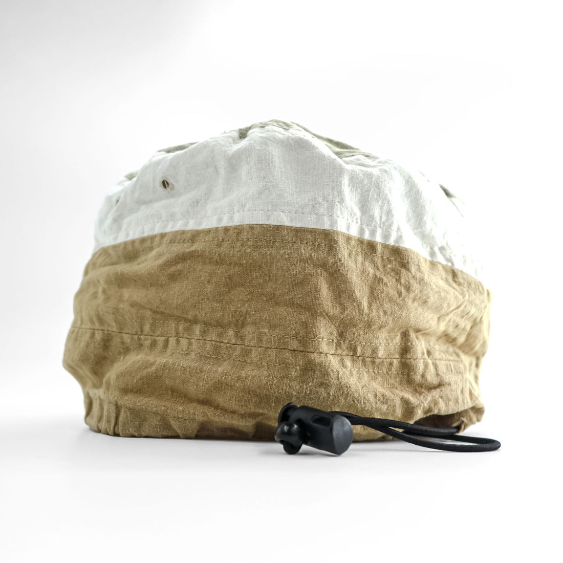 Phatee Wear NEW TAM Colorblock Tam Cap Beige Olive White Drawcord Japan Hat
