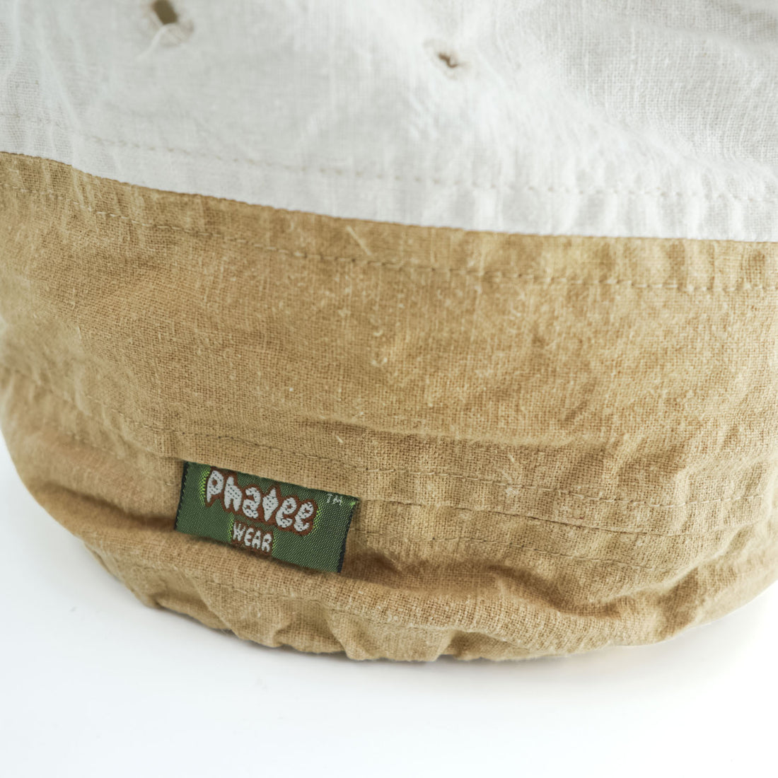 Phatee Wear NEW TAM Colorblock Tam Cap Beige Olive White Drawcord Japan Hat