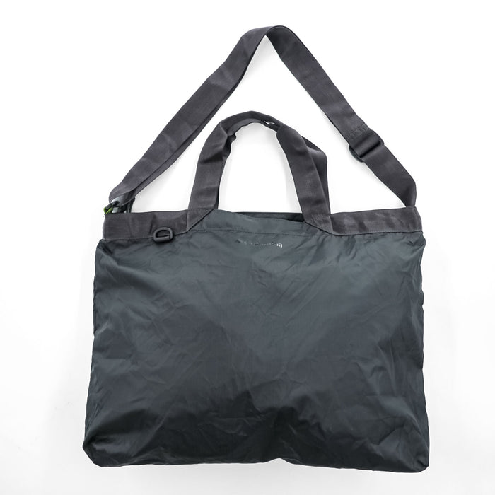 Columbia Tote Bag, Gray/Black, Ripstop Fabric, 2-Way, Packable, Double Zip, 18L, PU8486