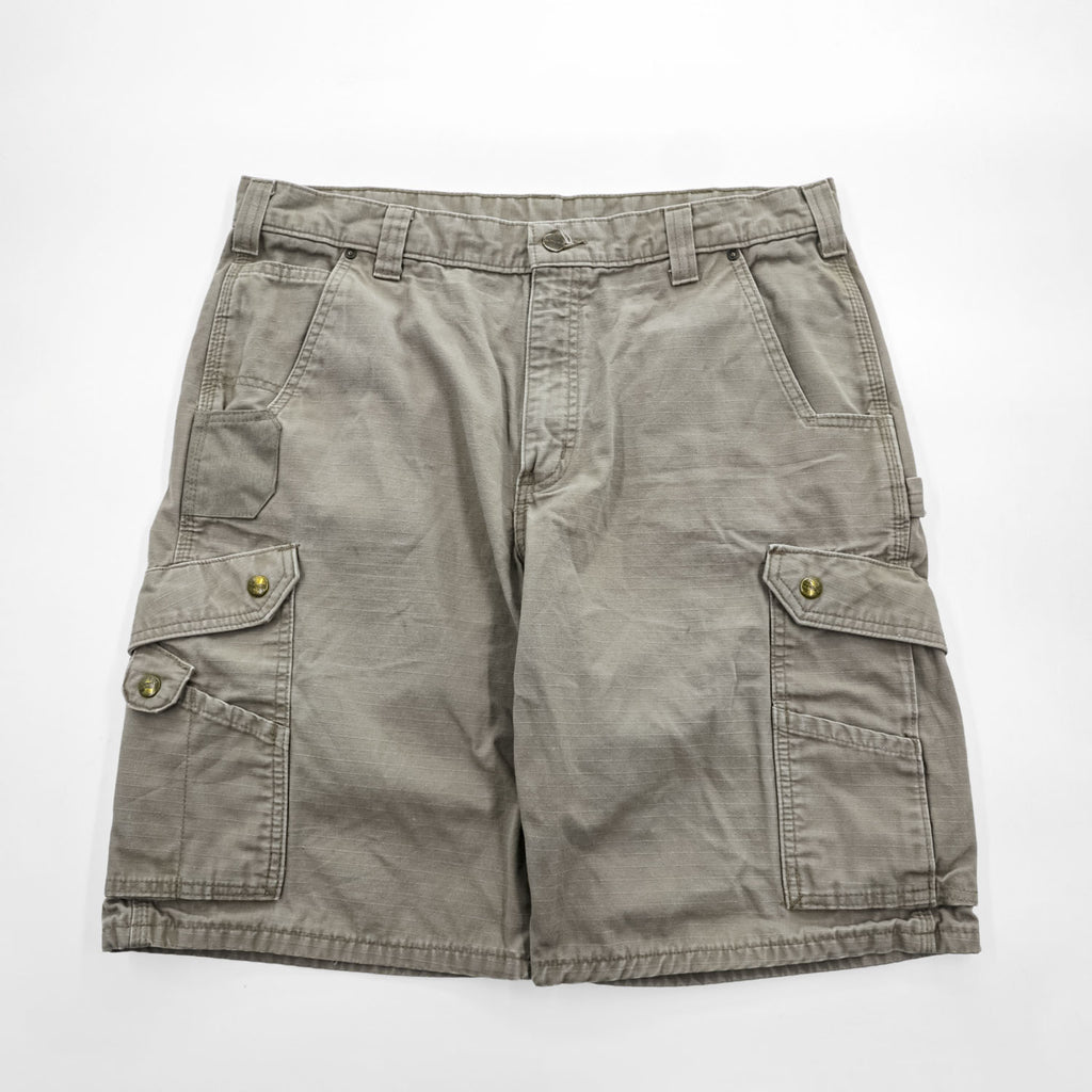 carhartt カーゴショーツ RELAXED FIT ショートパンツ ハーフパンツ L ベージュ リップストップ B357-DES