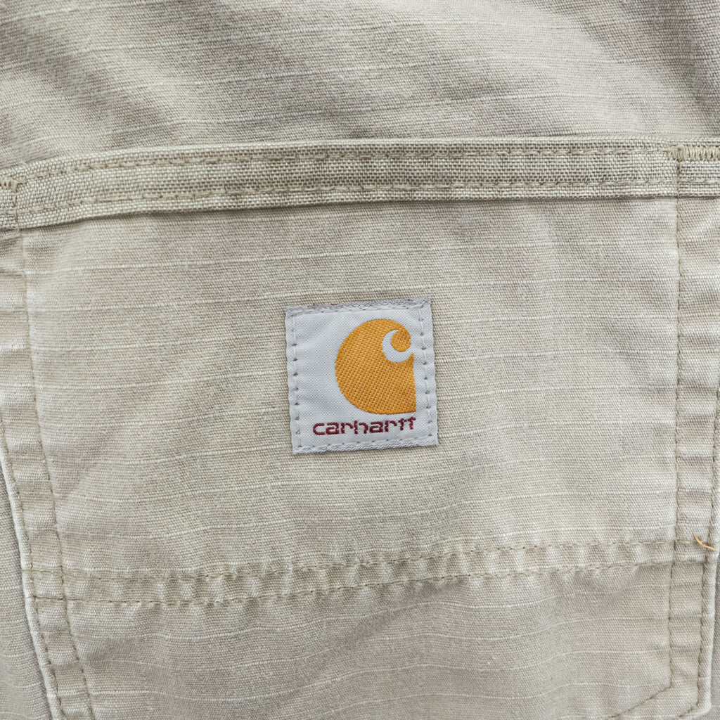 carhartt カーゴショーツ RELAXED FIT ショートパンツ ハーフパンツ L ベージュ リップストップ B357-DES