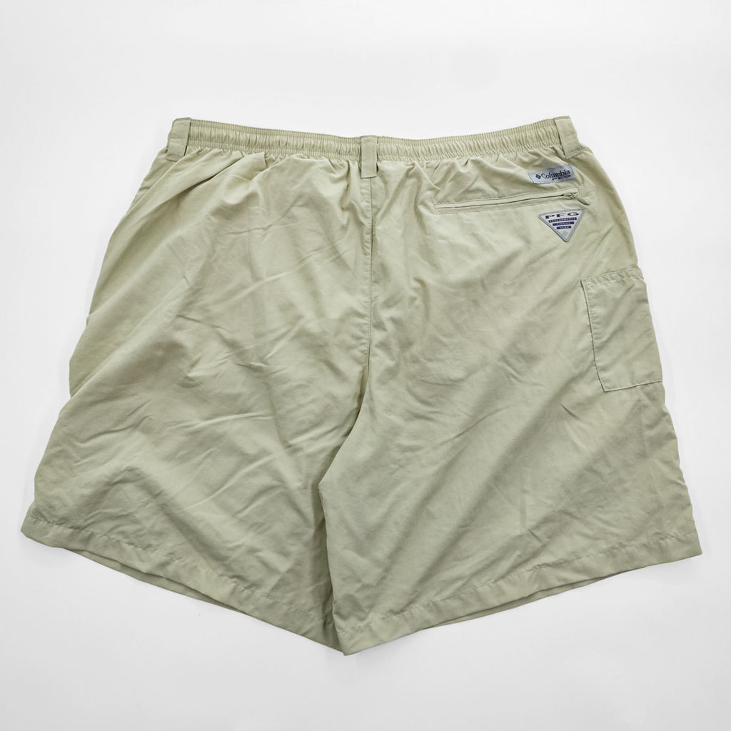 Columbia PFG ウォーターショーツ OMNI-SHADE ショートパンツ XL ベージュ メッシュライナー FM4009
