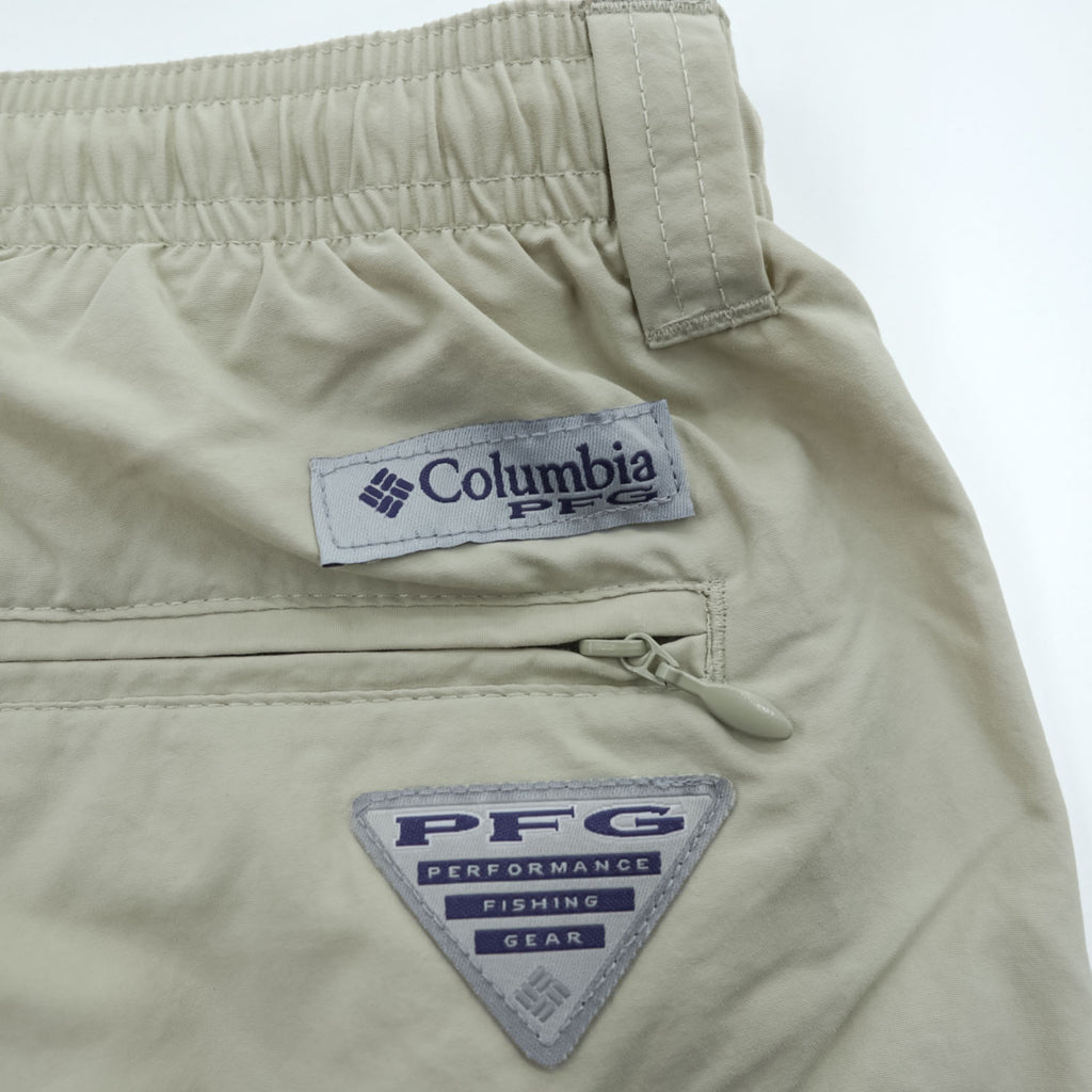 Columbia PFG ウォーターショーツ OMNI-SHADE ショートパンツ XL ベージュ メッシュライナー FM4009
