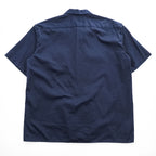 Dickies 半袖ワークシャツ XL ネイビー ボックスシルエット ダブルポケット 1574DN