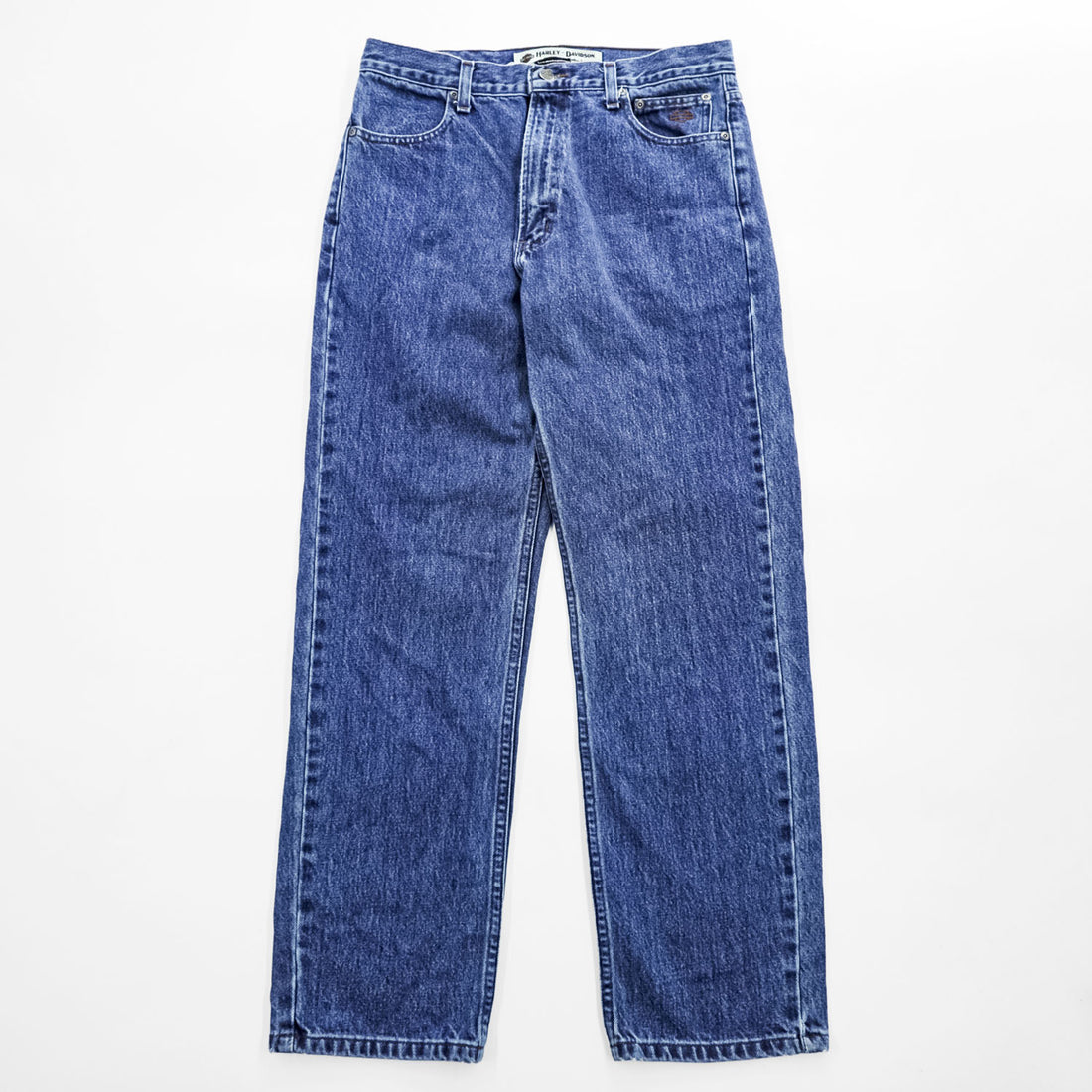 Harley-Davidson Genuine MotorClothes Men's Straight Leg Blue Jeans 32x30 Made in Mexico 99024-07VM