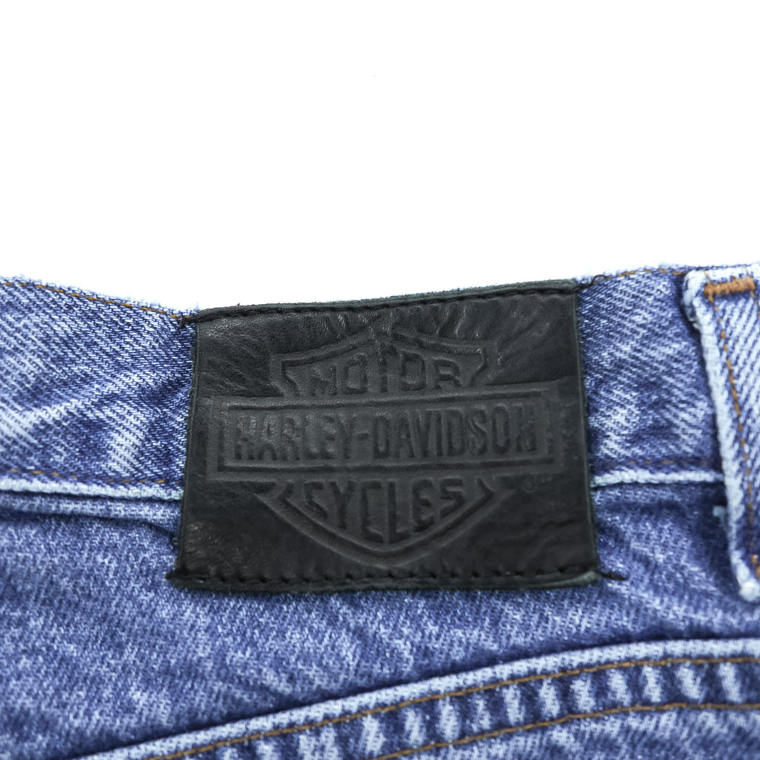 Harley-Davidson Genuine MotorClothes Men's Straight Leg Blue Jeans 32x30 Made in Mexico 99024-07VM