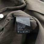 NAUTICA シルクコットン 半袖シャツ XL ブラウン ビッグサイズ EASY CARE SILK BLEND