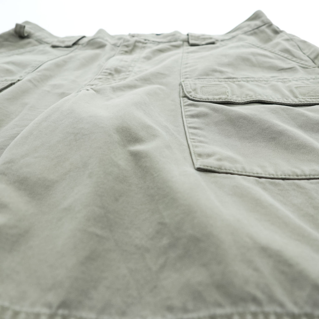 Eddie Bauer Men's Cotton Cargo Shorts Khaki Gray Size 35