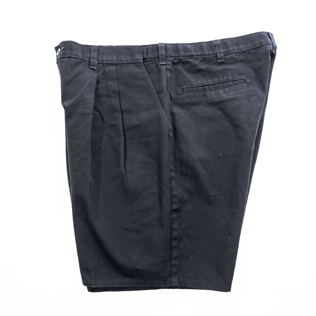 Dickies 2タック プリーツショーツ ショートパンツ ハーフパンツ 38 x 30 ブラック ワイド 711273BK