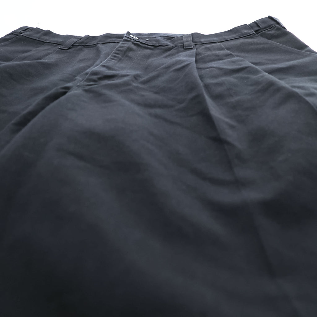 Dickies 2タック プリーツショーツ ショートパンツ ハーフパンツ 38 x 30 ブラック ワイド 711273BK