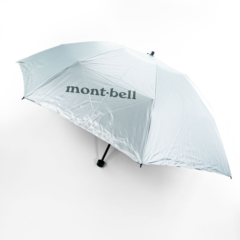 mont-bell トレッキング サンブロック アンブレラ 55 折りたたみ日傘 UVカット 晴雨兼用 シルバー #1128560