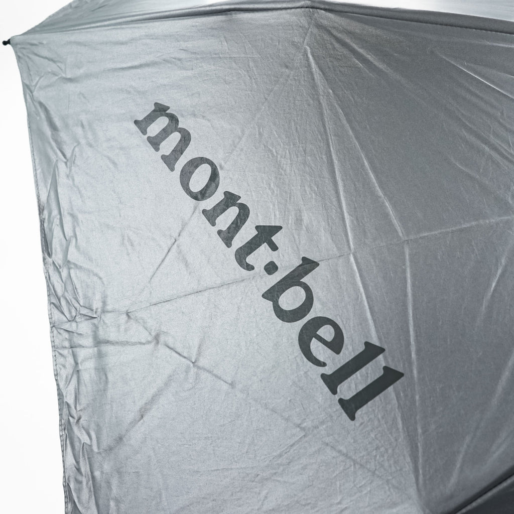 mont-bell トレッキング サンブロック アンブレラ 55 折りたたみ日傘 UVカット 晴雨兼用 シルバー #1128560