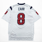 Reebok ゲームシャツ フットボールジャージ Tシャツ M ホワイト ネイビー メッシュ NFL TEXANS ナンバリング