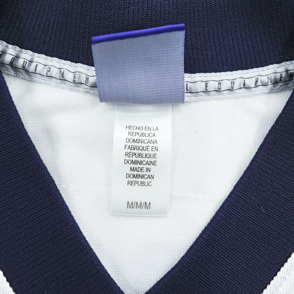 Reebok ゲームシャツ フットボールジャージ Tシャツ M ホワイト ネイビー メッシュ NFL TEXANS ナンバリング
