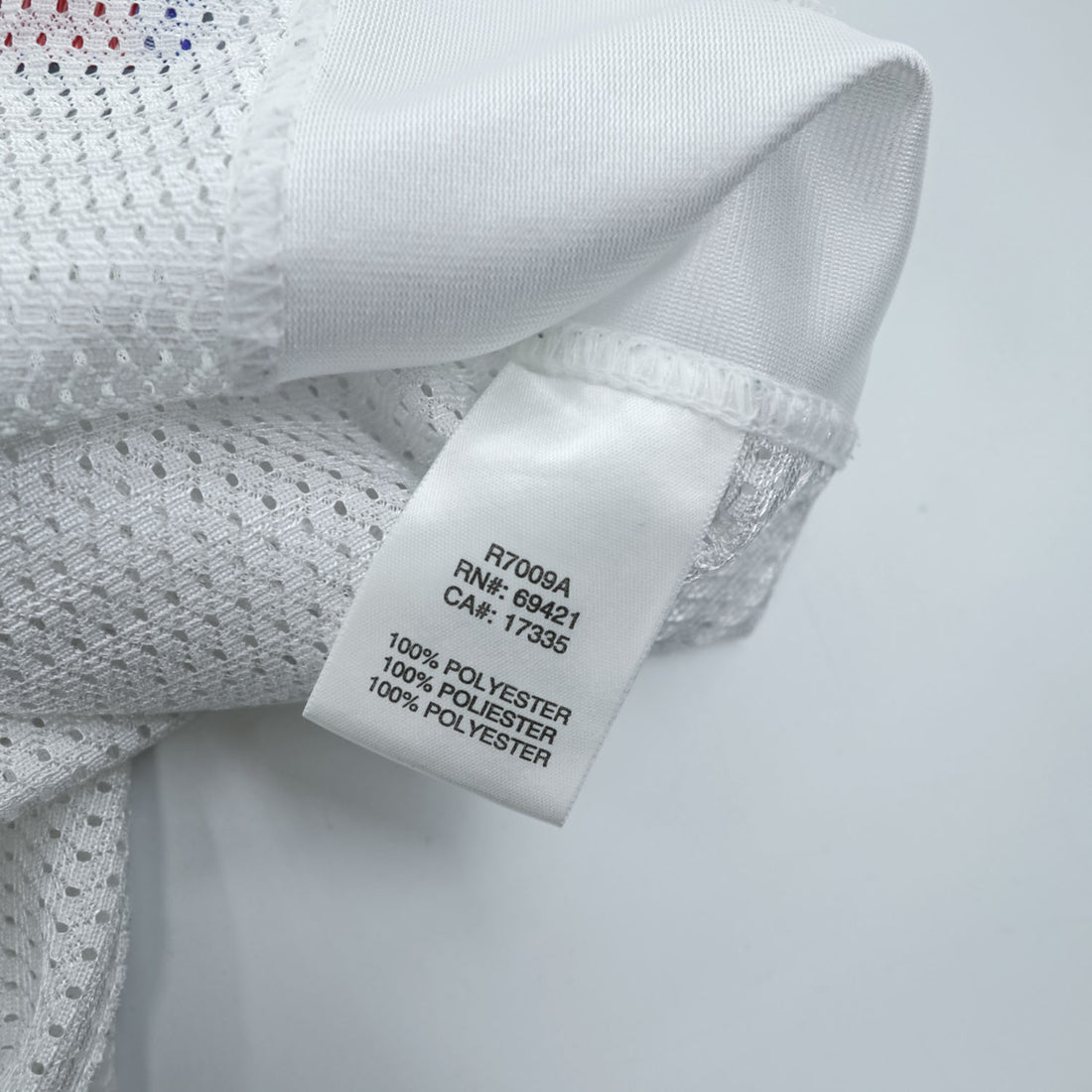 Reebok ゲームシャツ フットボールジャージ Tシャツ M ホワイト ネイビー メッシュ NFL TEXANS ナンバリング