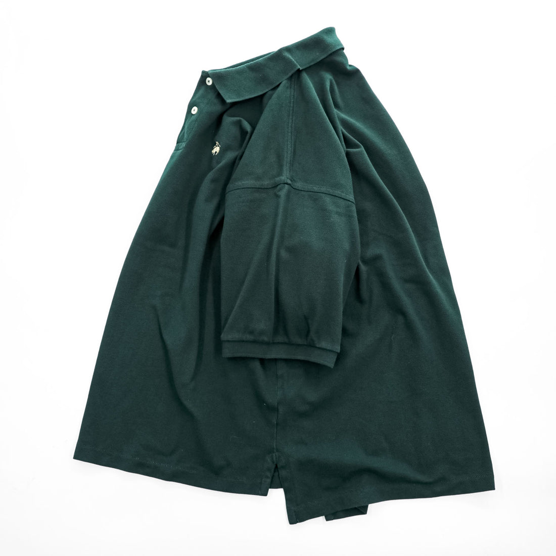 Brooks Brothers Golden Fleece 90年代 USA製 ポロシャツ XL グリーン 鹿の子 ワンポイントロゴ
