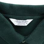 Brooks Brothers Golden Fleece 90年代 USA製 ポロシャツ XL グリーン 鹿の子 ワンポイントロゴ
