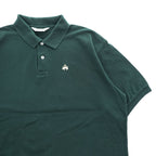 Brooks Brothers Golden Fleece 90年代 USA製 ポロシャツ XL グリーン 鹿の子 ワンポイントロゴ