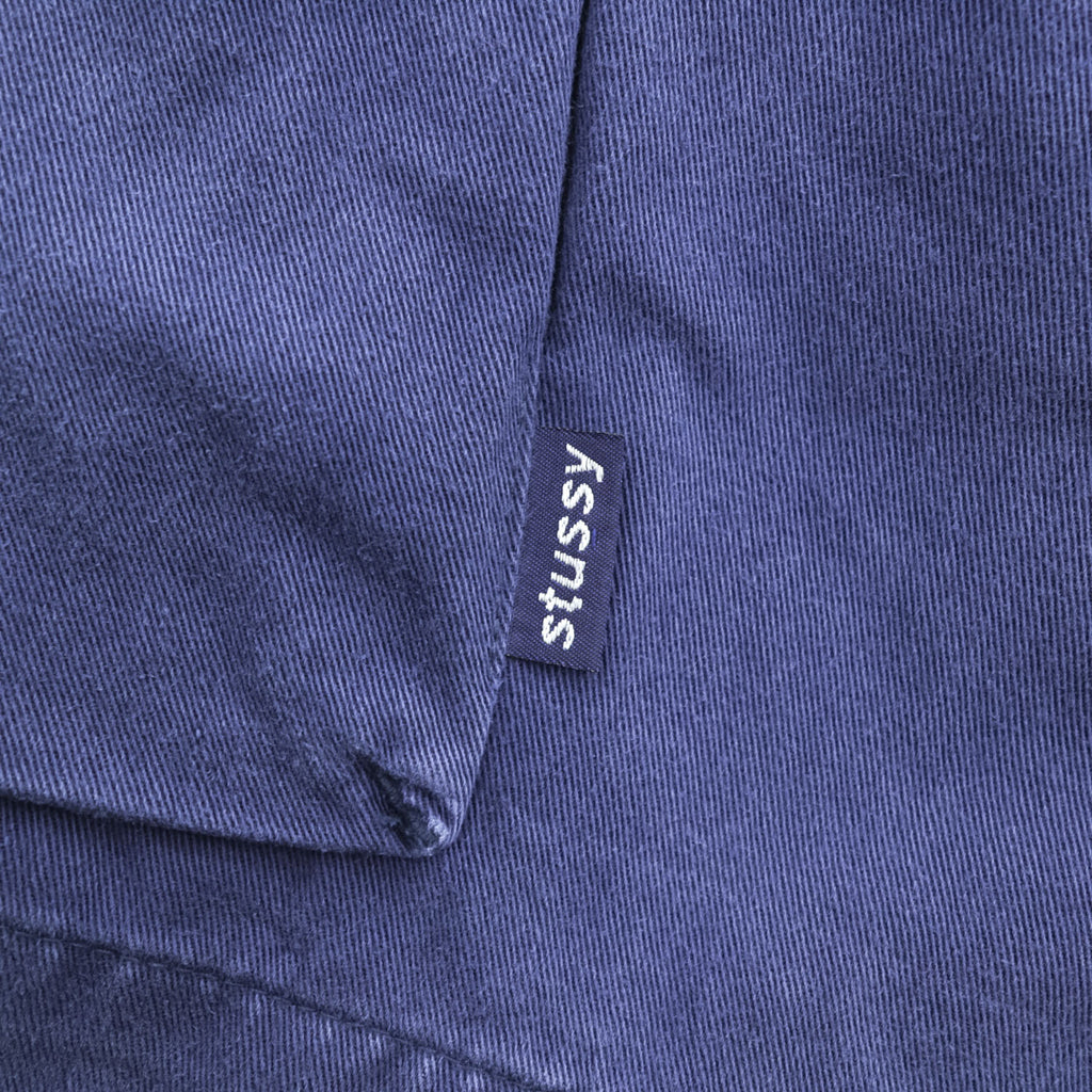 STUSSY 90年代 USA製 カーゴショーツ ショートパンツ ハーフパンツ M ネイビー 紺タグ