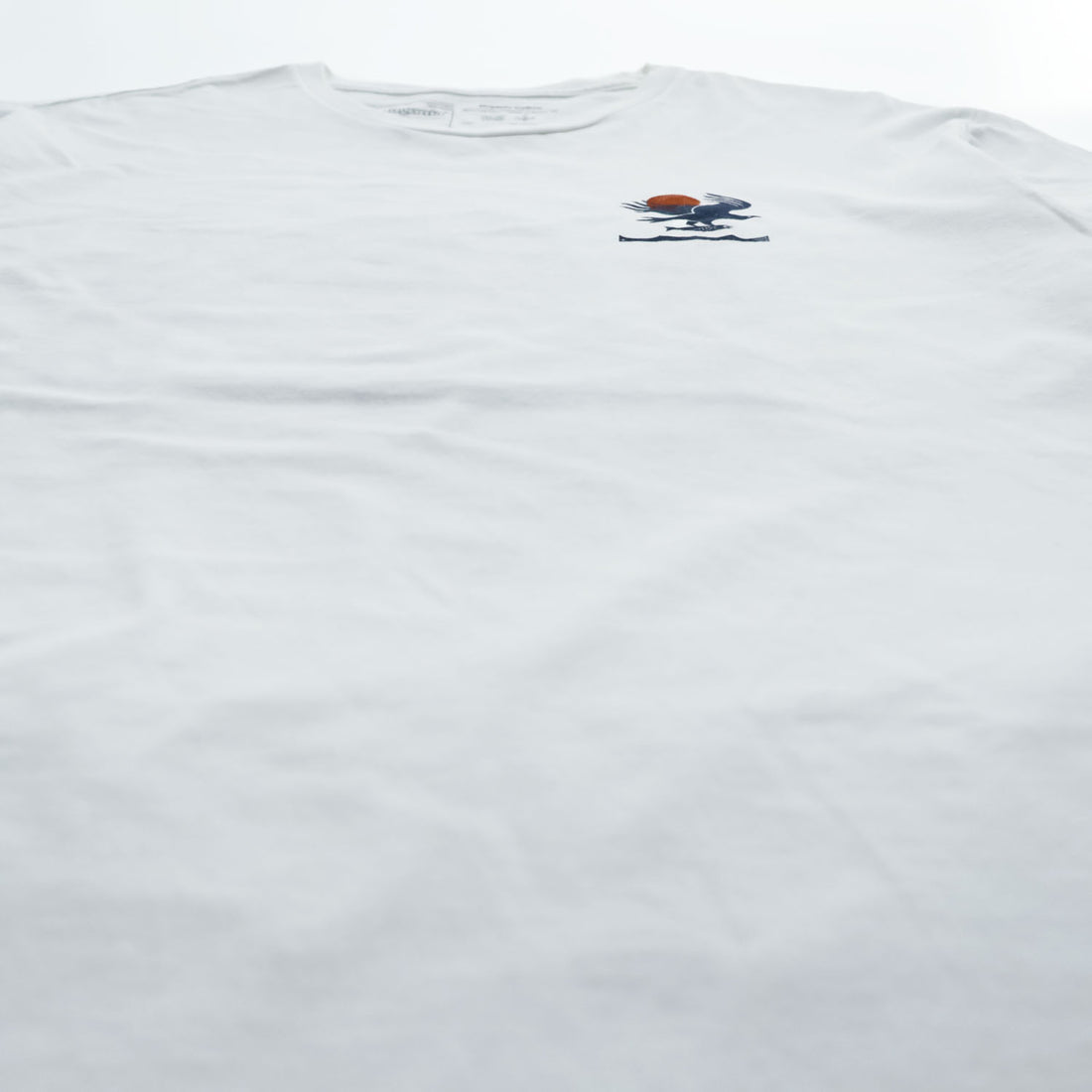 Patagonia オーガニックコットン Tシャツ M ホワイト バックプリント WILD FISH WILD WATERS