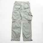 Polo Ralph Lauren 90年代 ユーティリティ カーゴパンツ パラシュートパンツ M ベージュ ドローコード マルチポケット