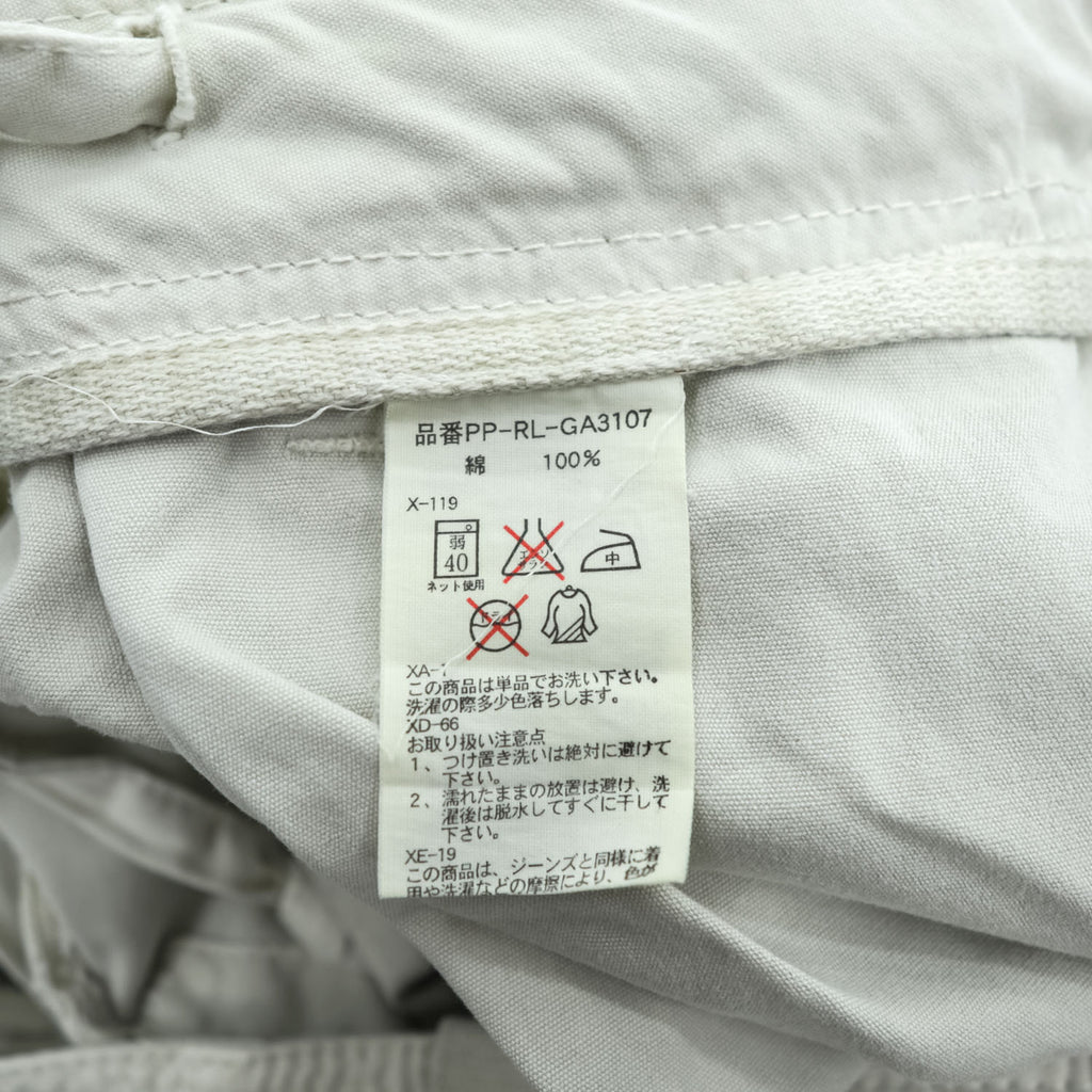 Polo Ralph Lauren 90年代 ユーティリティ カーゴパンツ パラシュートパンツ M ベージュ ドローコード マルチポケット