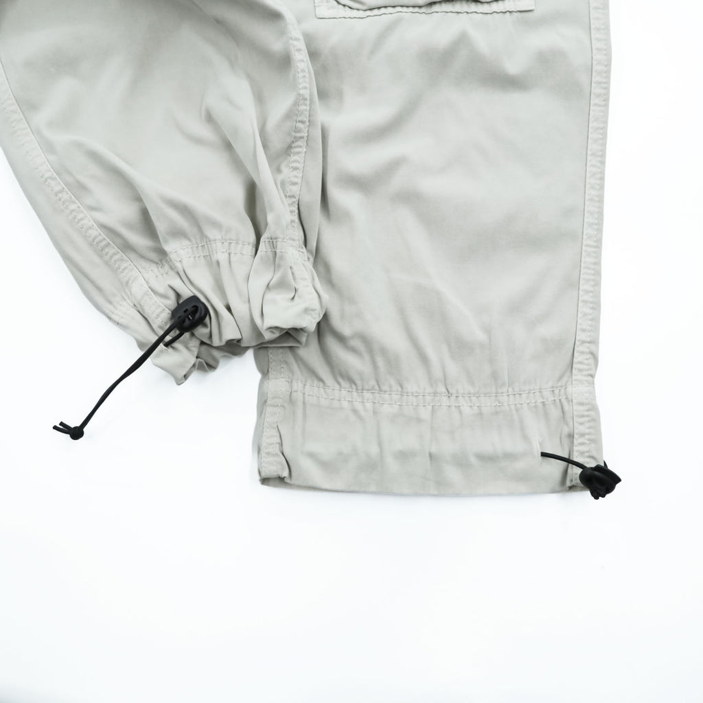Polo Ralph Lauren 90年代 ユーティリティ カーゴパンツ パラシュートパンツ M ベージュ ドローコード マルチポケット