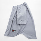 NIKE TEAM 00年代 ヴィンテージ 半袖 ベースボールシャツ L グレー ポリエステル