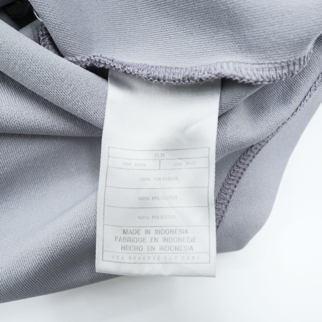 NIKE TEAM 00年代 ヴィンテージ 半袖 ベースボールシャツ L グレー ポリエステル