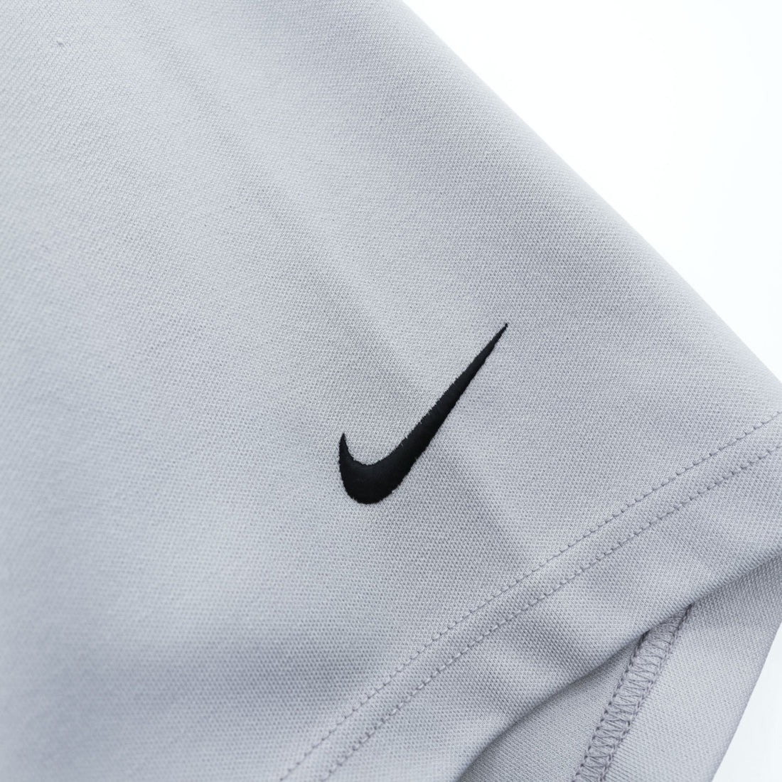 NIKE TEAM 00年代 ヴィンテージ 半袖 ベースボールシャツ L グレー ポリエステル