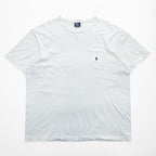 Polo Ralph Lauren 90年代  ポケットTシャツ ポケTee XL ホワイト ポニー刺繍 シングルステッチ