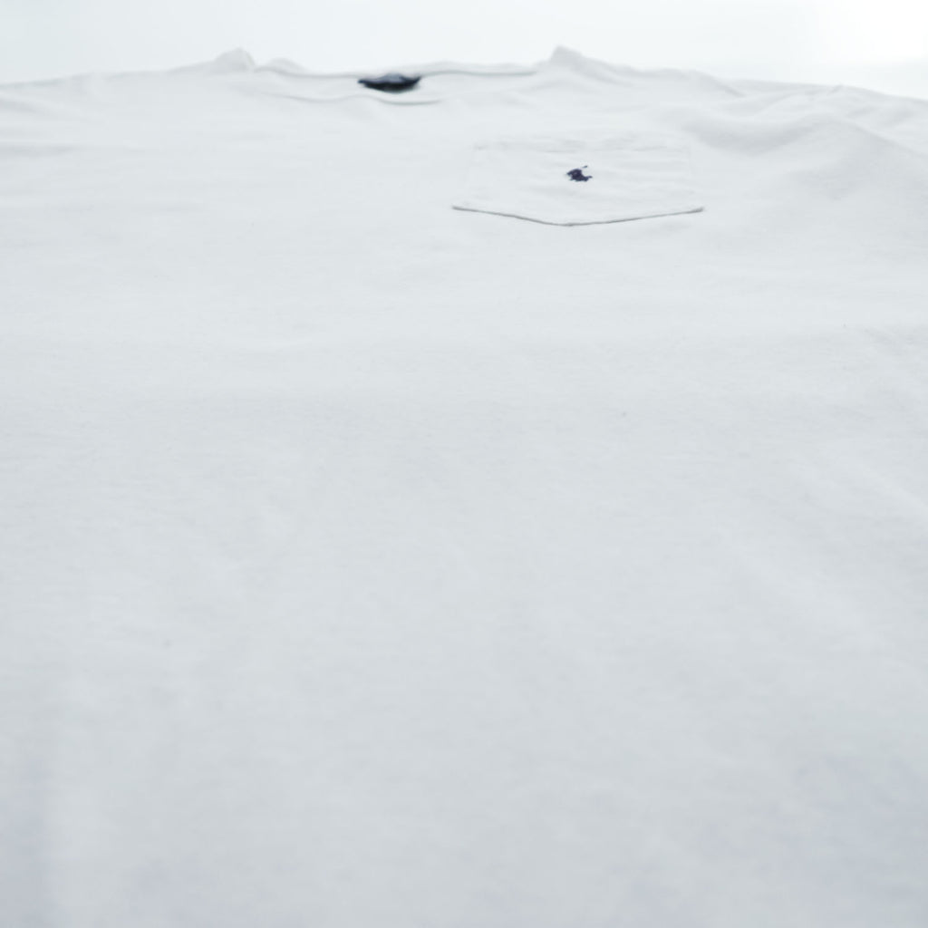 Polo Ralph Lauren 90年代  ポケットTシャツ ポケTee XL ホワイト ポニー刺繍 シングルステッチ