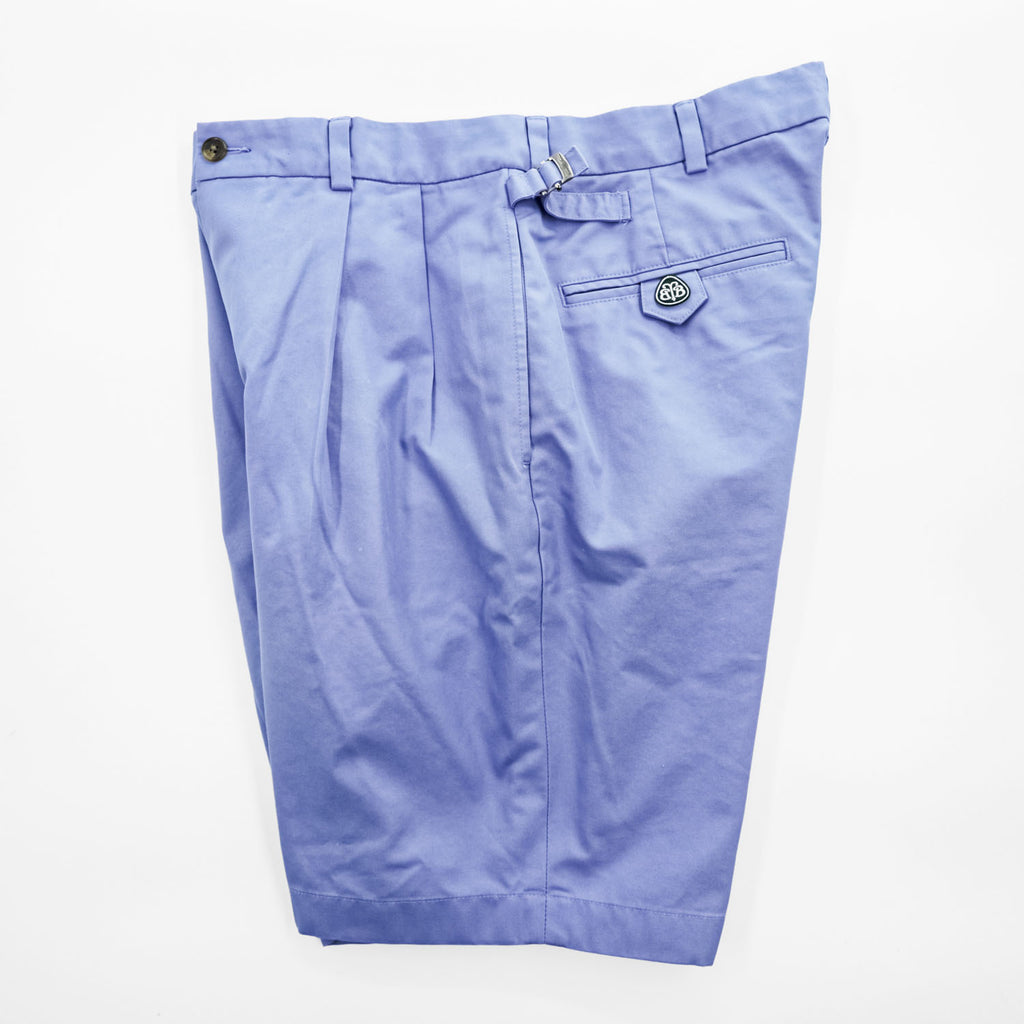 Brooks Brothers 2タック プリーツショーツ サイドアジャスター W32 ショートパンツ ハーフパンツ ラベンダー