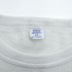 Hanes American Sportsman 80年代 USA製 ヴィンテージ 長袖 ロングスリーブ Tシャツ ロンT L ホワイト サーマル ロング丈