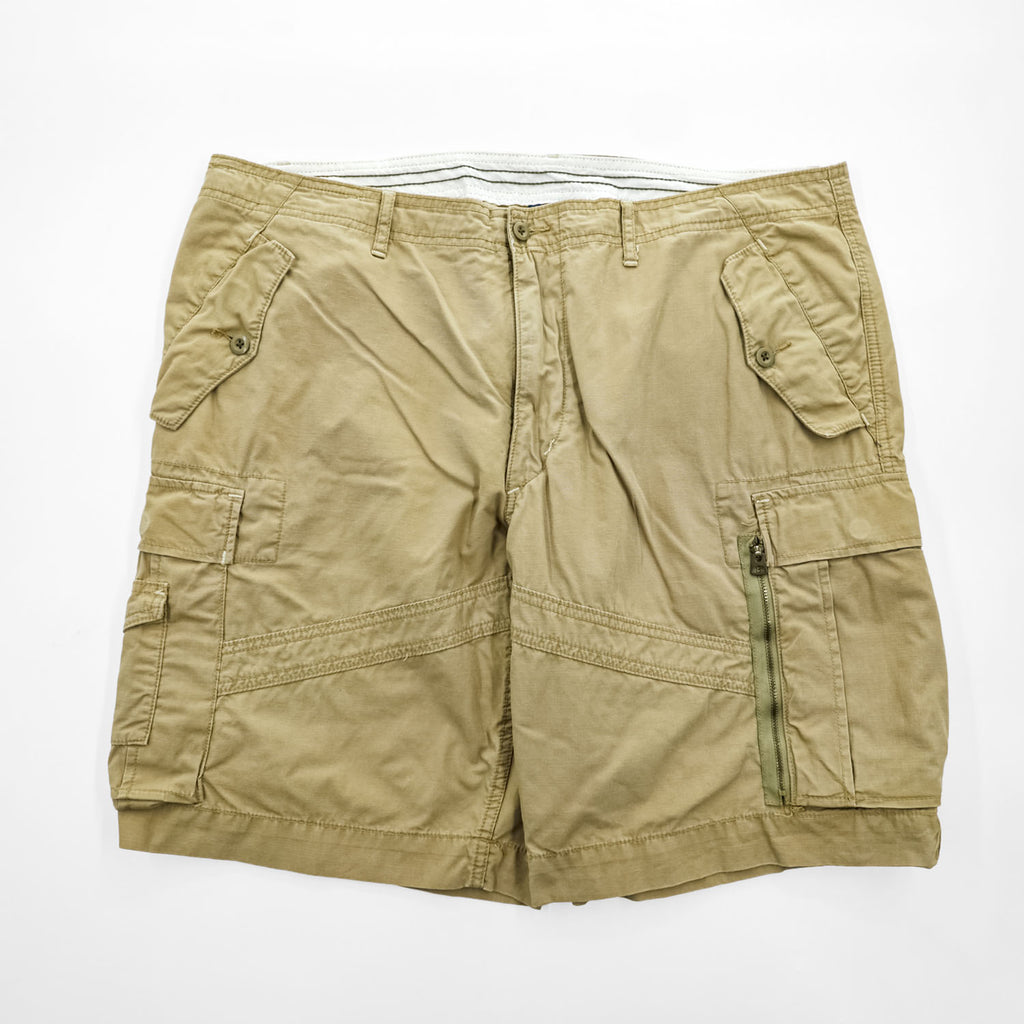 Polo Ralph Lauren 90年代 カーゴショーツ ショートパンツ ハーフパンツ XL ベージュ ビッグサイズ TALONジップ SURPLUS FIT